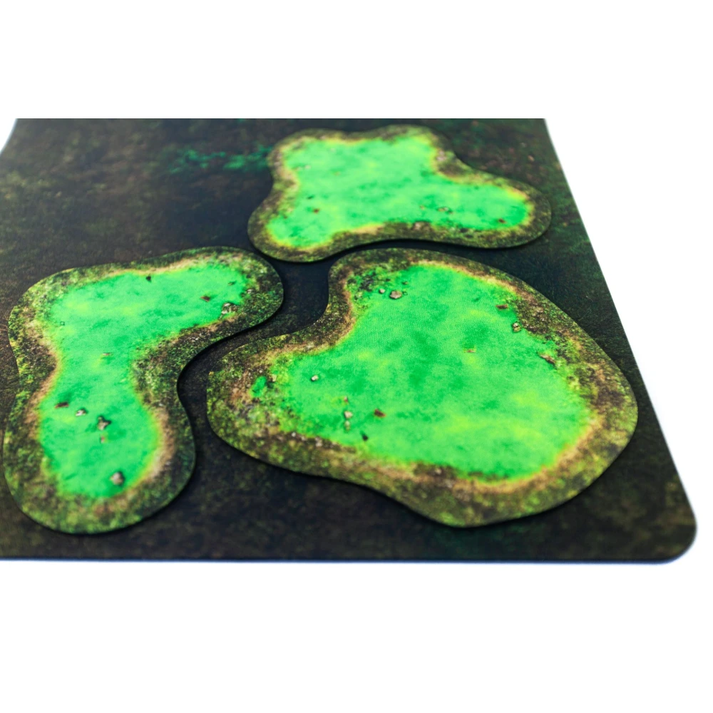 Neoprene 2D terrain set - Toxic Pond