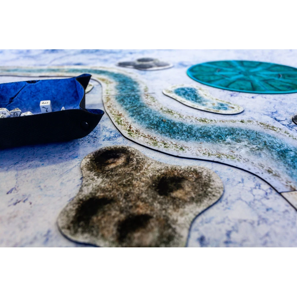 Neoprene 2D terrain set - Winter Crater