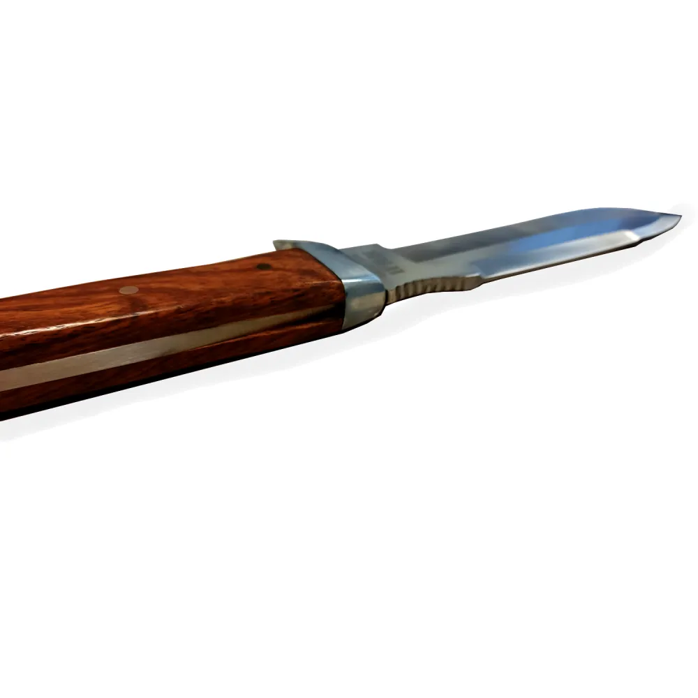 BW Messer mit feststehender Klinge und Lederscheide