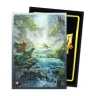 Dragon Shield Card Sleeves 63 x 88 mm - Magic: The Gathering - Misty Rainforest, Dual Matte