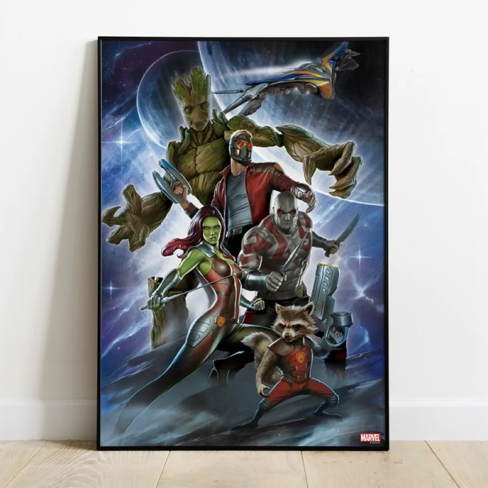 Guardians of the Galaxy - The Guardians Wooden Wall Art