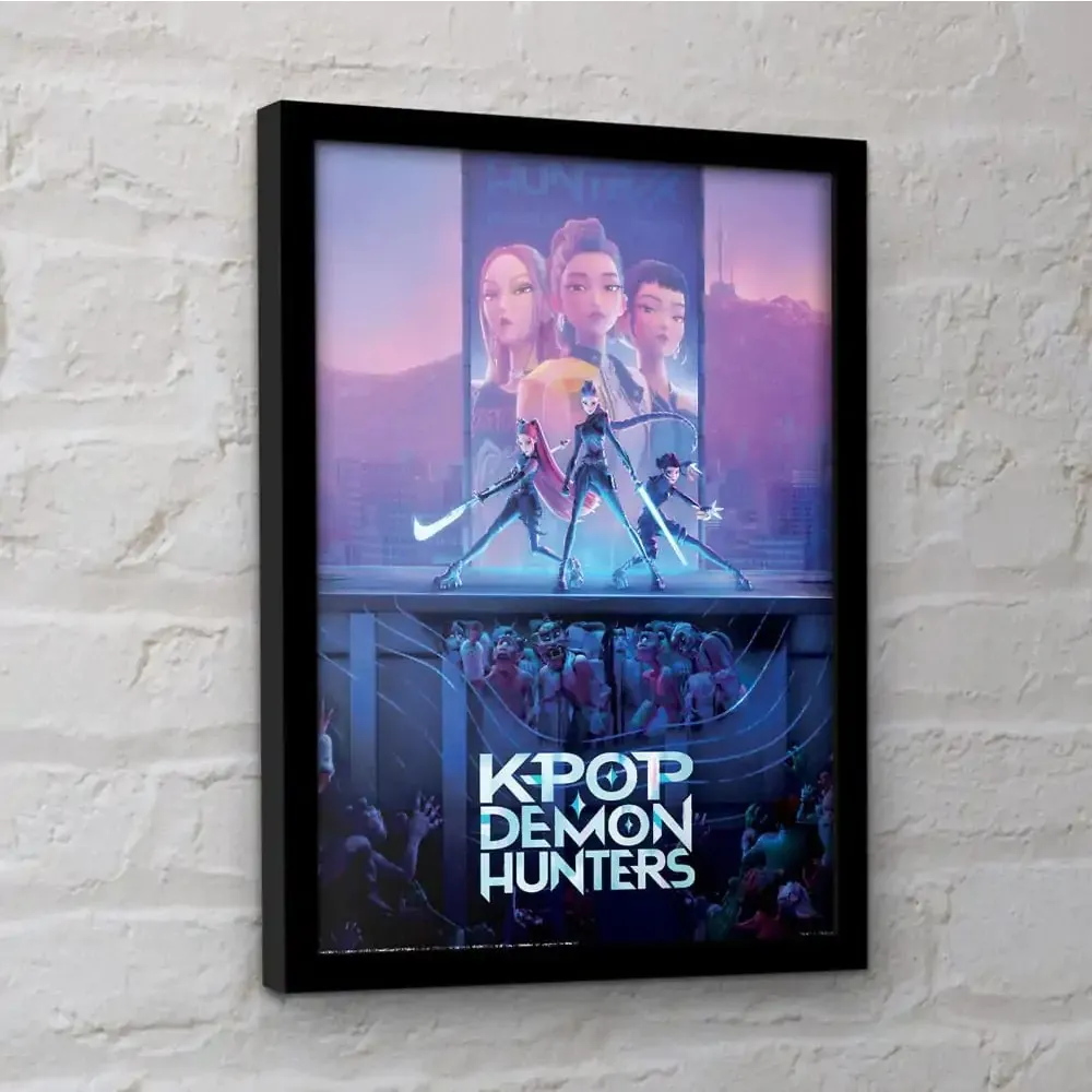 KPop Demon Hunters Poster - Movie Key Art