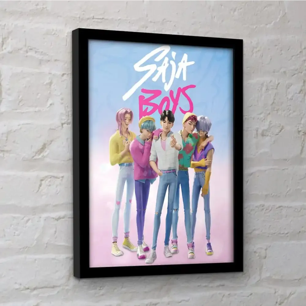 KPop Demon Hunters Poster - Saja Boys