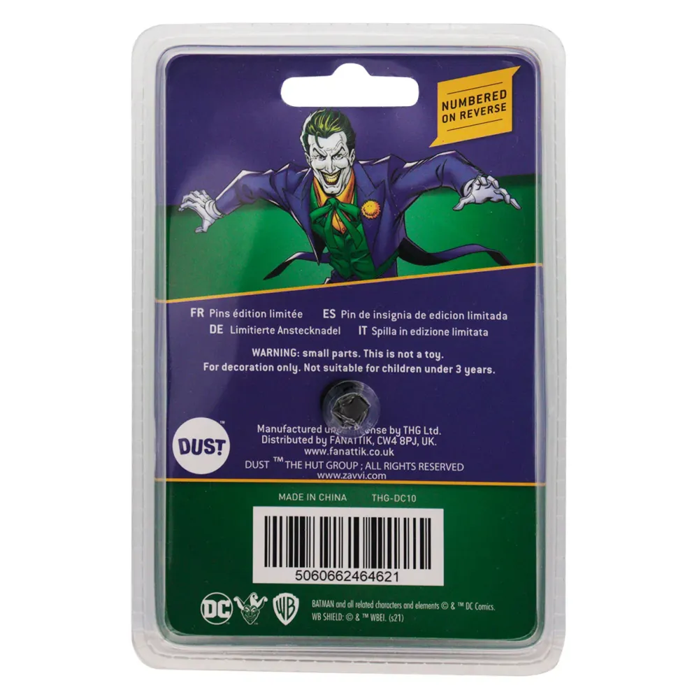 DC Comics Anstecknadel - Joker, limitierte Edition