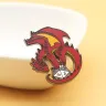 Dungeons and Dragons Pin - Dragon with Die