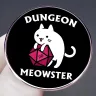 Dungeons and Dragons Pin - Dungeon Meowster