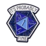 Odznak Dungeons and Dragons - It's Probably Fine
