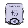 Dungeons and Dragons Pin - Sarcasm +5