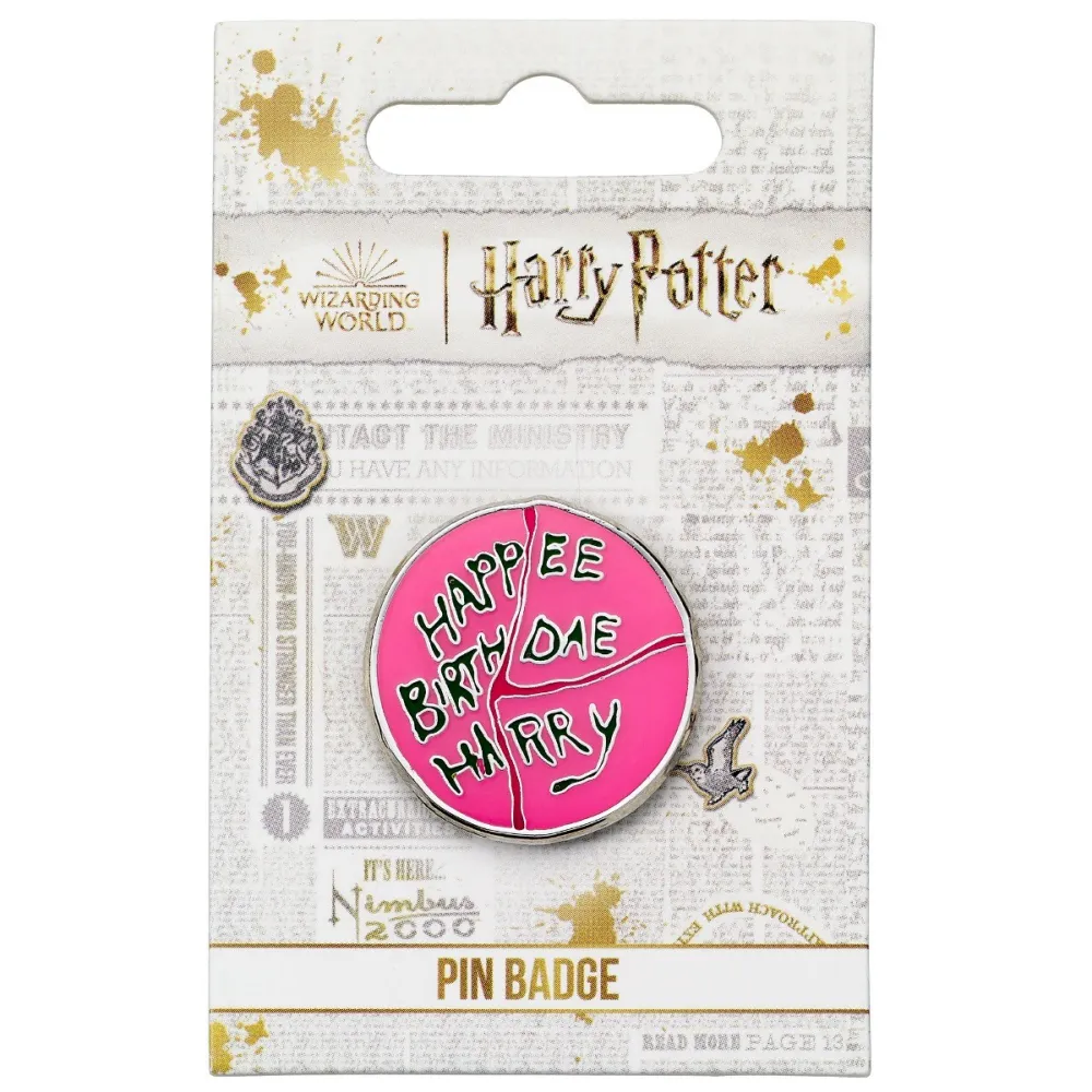 Odznak Harry Potter - Happee Birthdae Harry
