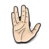 Star Trek Pin - Spock Salute