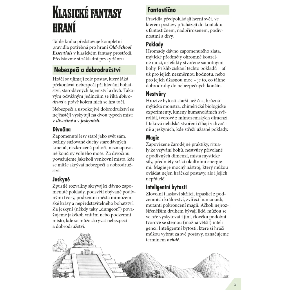 Old-School Essentials: Klasická fantasy - kniha pravidel