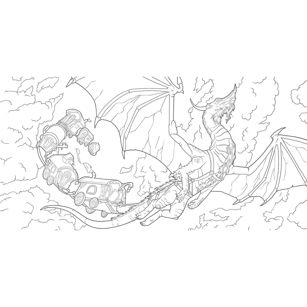 Dungeons & Dragons Malbuch: Dragons of the Realms