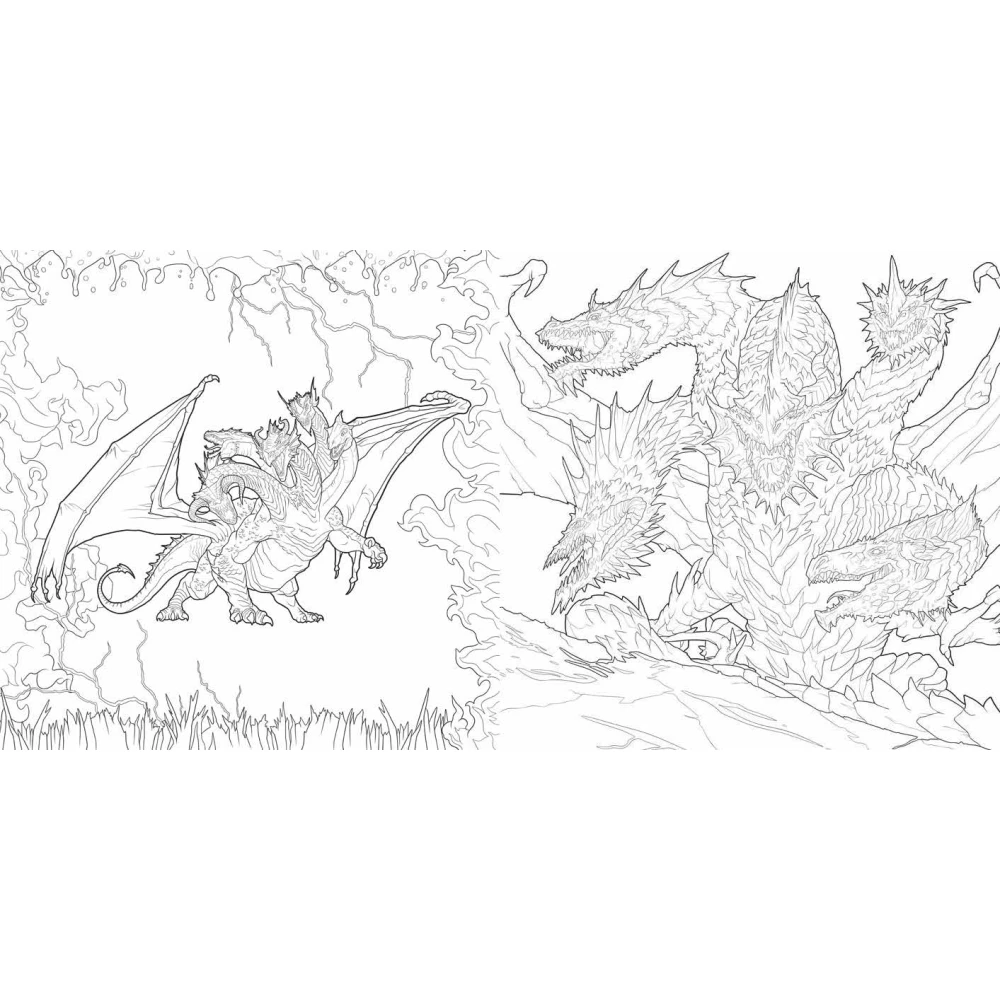 Dungeons & Dragons Malbuch: Dragons of the Realms