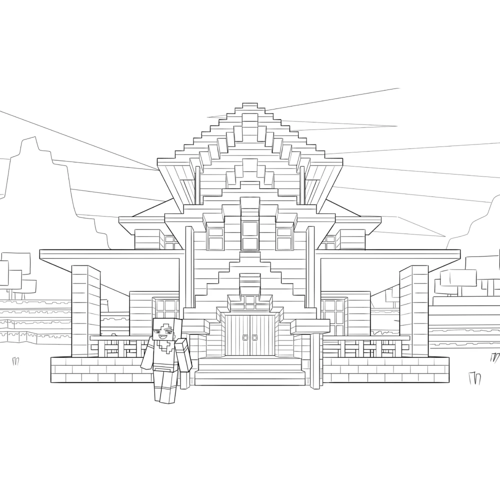 Minecraft Malbuch