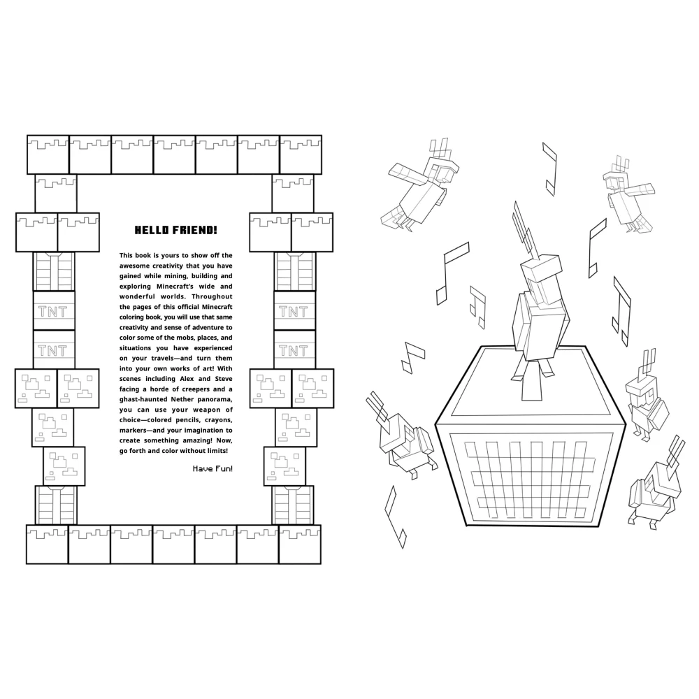 Minecraft Malbuch