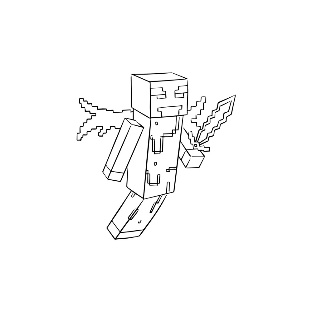 Omalovánky pro Minecrafťáky