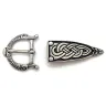 Belt Buckle and Strap End with Animal Motifs