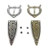 Belt Buckle and Strap End with Animal Motifs