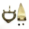 Belt Buckle and Strap End with Animal Motifs
