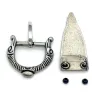 Belt Buckle and Strap End with Animal Motifs