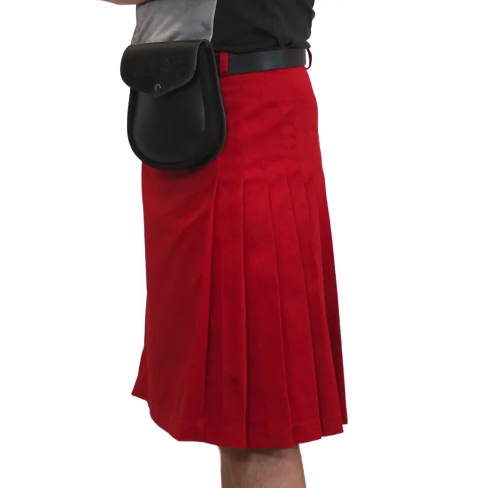 Men's Kilt - Red