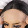 Lace Front Wig: Black - Morticia