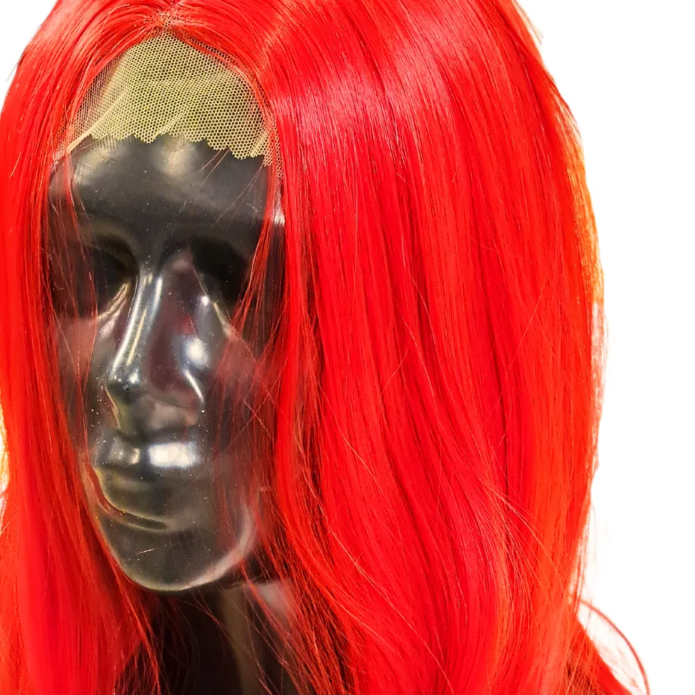 Lace Front Wig: Fiery Red - Ariel