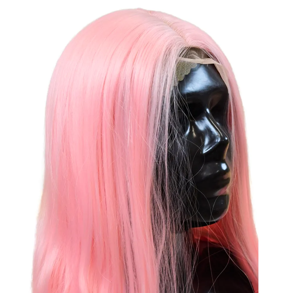 Lace Front Wig: Pink - Roxy