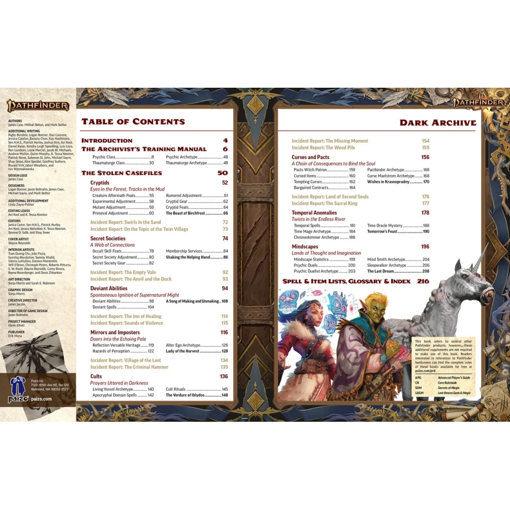 Pathfinder: Dark Archive - Pocket Edition (2nd Edition)