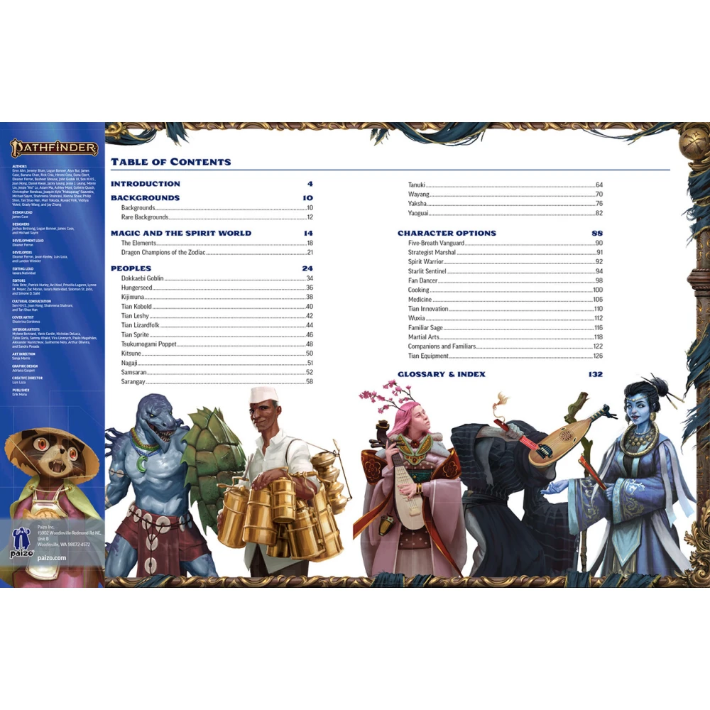Pathfinder: Lost Omens - Tian Xia Character Guide (2nd Edition)