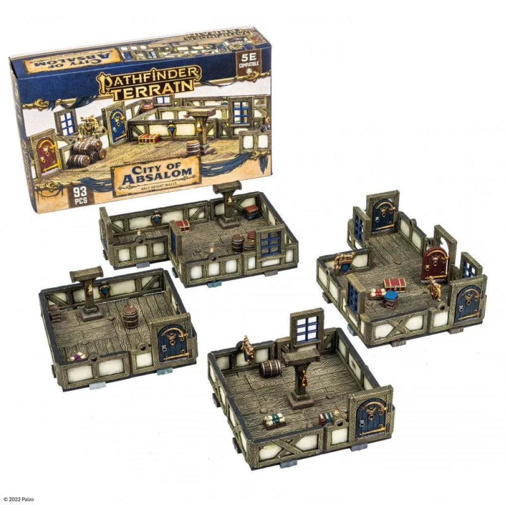 Pathfinder Terrain: City of Absalom Half-Height Walls