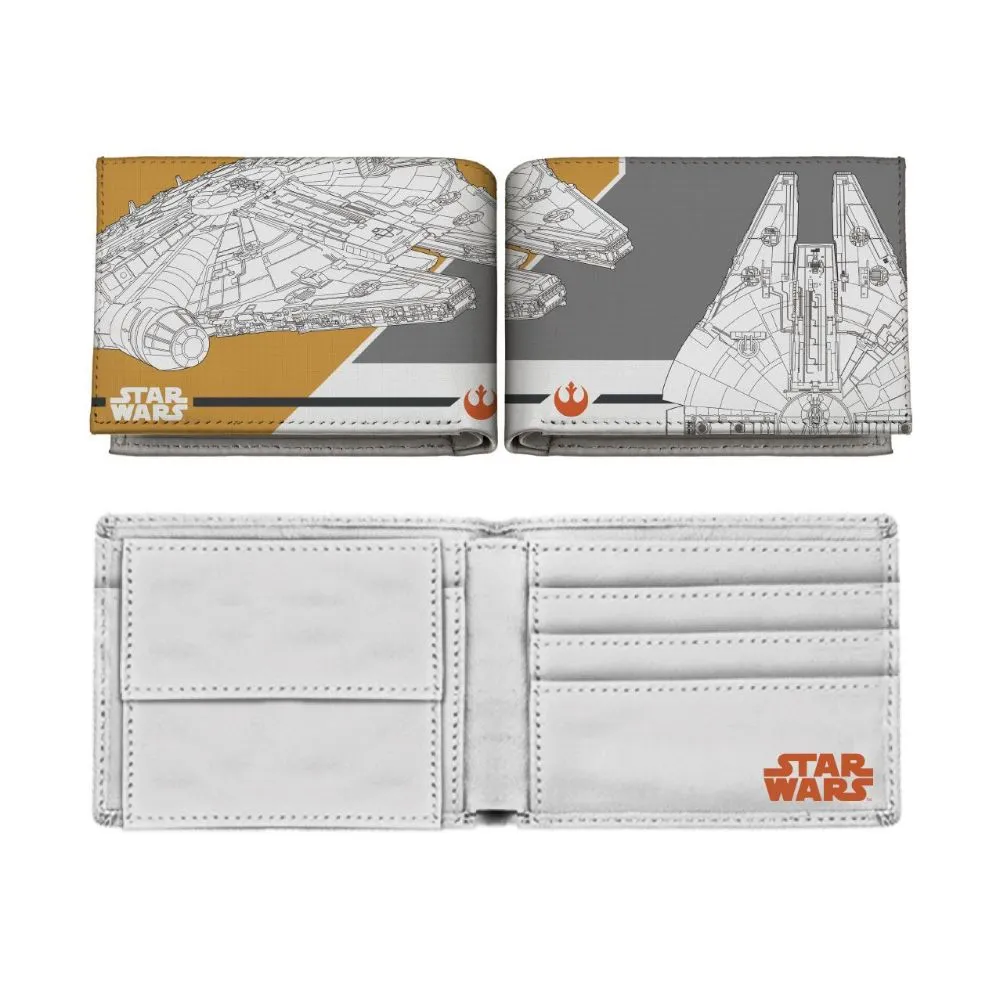 Peněženka Star Wars Episode VIII - Millennium Falcon Maps