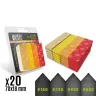 Foam Sanding Sticks - Coarse, 20 pcs