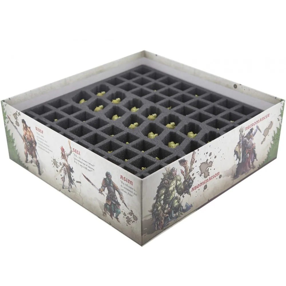 Feldherr foam insert for Zombicide: Green Horde