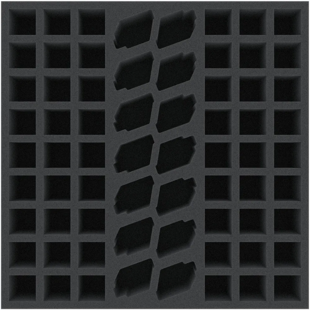 Feldherr foam insert for Zombicide (second edition): Core Game Box