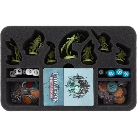 Feldherr foam tray for Warhammer Underworlds: Nightvault - Thorns of the Briar Queen