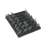 Schaumstoffeinlage für 35 Miniaturen, Ø 32 mm