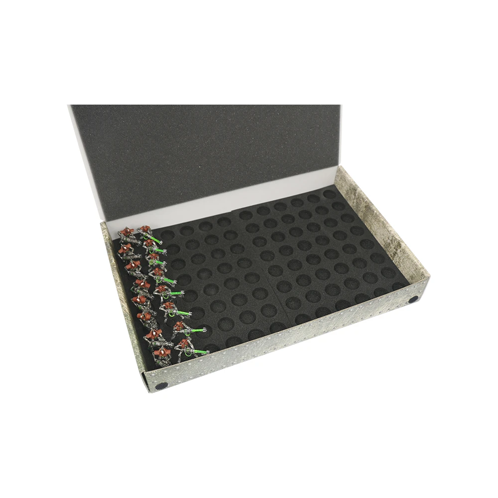 Schaumstoffeinlage für 35 Miniaturen, Ø 32 mm