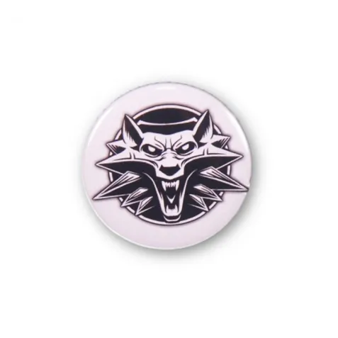 Witcher-Button weiß