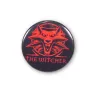 Witcher Button schwarz