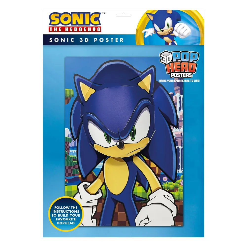 3D Poster - Sonic the Hedgehog