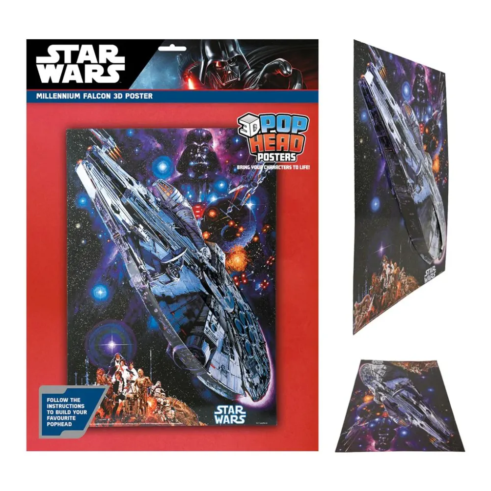 3D Poster - Star Wars: Millennium Falcon