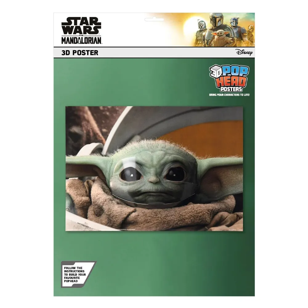 3D Poster - The Mandalorian, Grogu