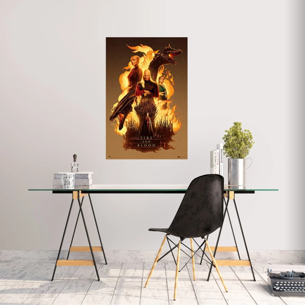 Plakát House Of The Dragon - Fire And Blood