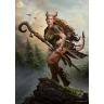 Plakát Jeskyně a draci - Tiefling druidka