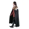 Custom-made cloak - half-circle with fur collar