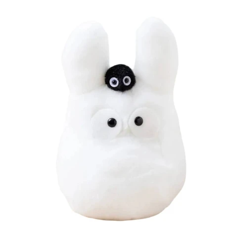 Plyšák Můj soused Totoro - Bílý Totoro, 14 cm
