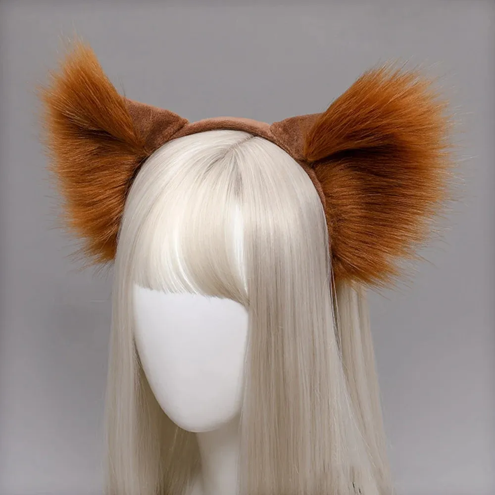 Plush Fox Ears (Dark)