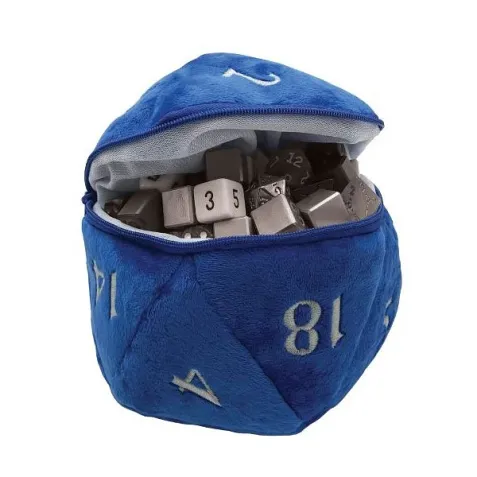 Plush D20 Dice Bag