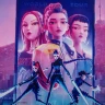 KPop Demon Hunters Mouse and Keyboard Pad - Huntr/x